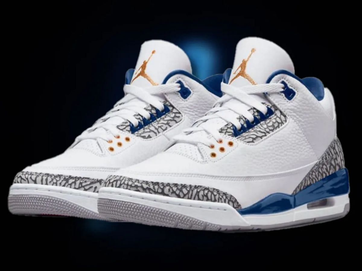 Air Jordan 3 "True Blue and Copper" (Image via Sole Retriever / Twitter)